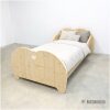 Bed evi met nieuw steigerhout