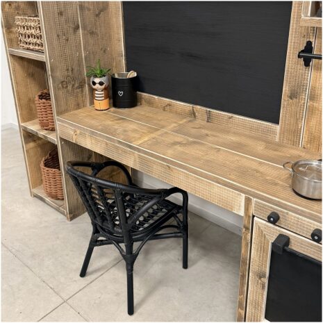 Speelmeubel 14 steigerhout voor creatief spelen en opruimen