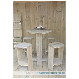 Steigerhouten barkruk bram