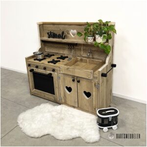 Steigerhouten speelkeuken 14