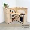 Steigerhouten speelkeuken 15 hoekmodel nieuw steigerhout Steigerhouten speelkeuken 15 hoekmodel nieuw steigerhout