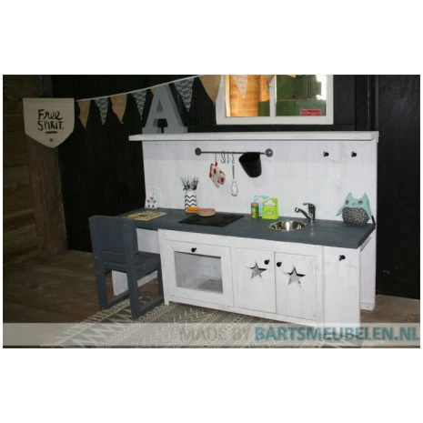 Steigerhouten speelkeuken 5 plus Steigerhouten speelkeuken 5 plus