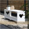 Tuinbankje Anouk in dekkend wit