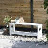 Tuinbankje Anouk wit