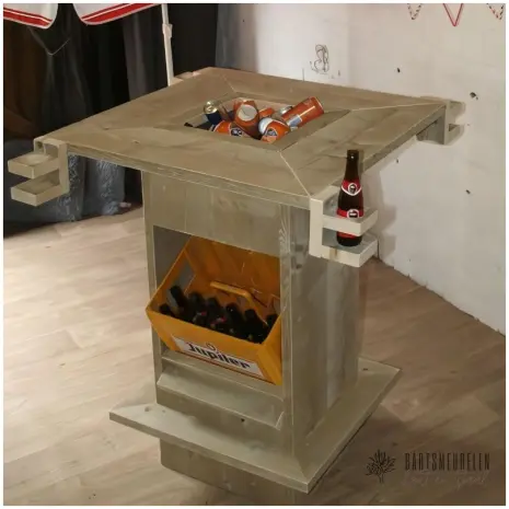 biertafel joost van steigerhout in old-look sta-tafel model