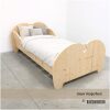 eenpersoons bed of peuter bed Evi van nieuw steigerhout