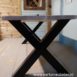 eikenhouten boomblad tafel.10
