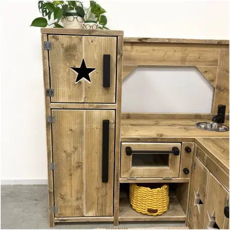 houten speelkeuken 15 hoekmodel