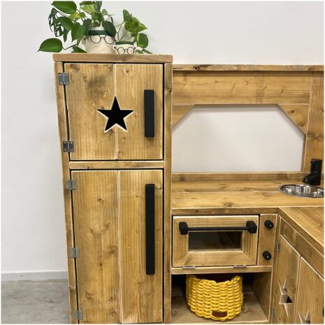 houten speelkeuken hoekmodel