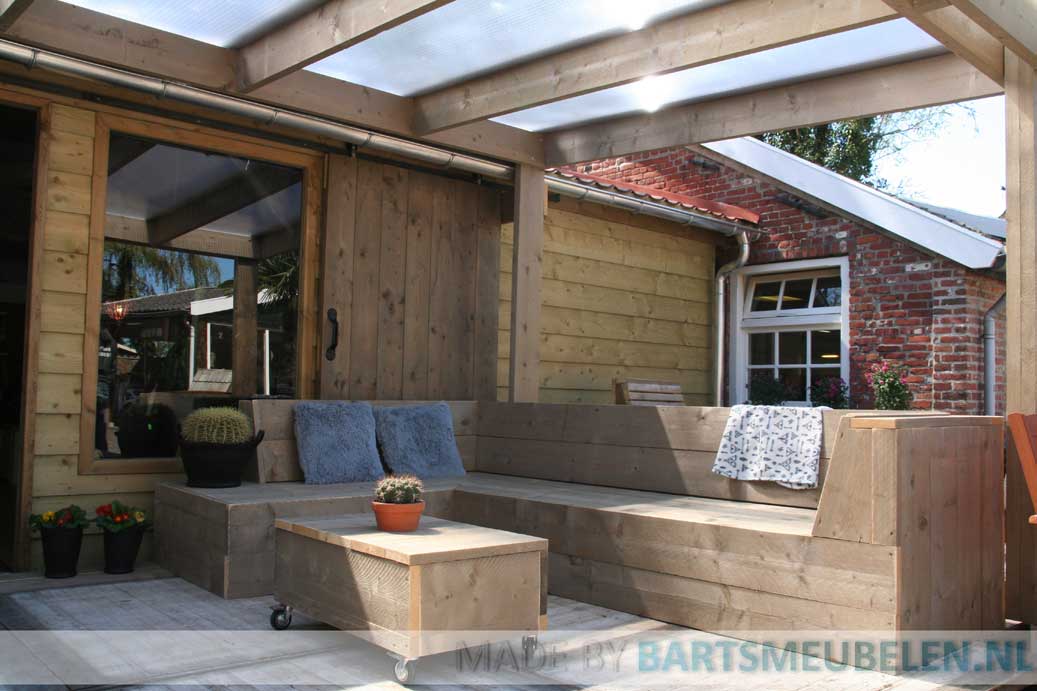 steigerhouten loungeset