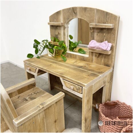 peuter kaptafel van hout