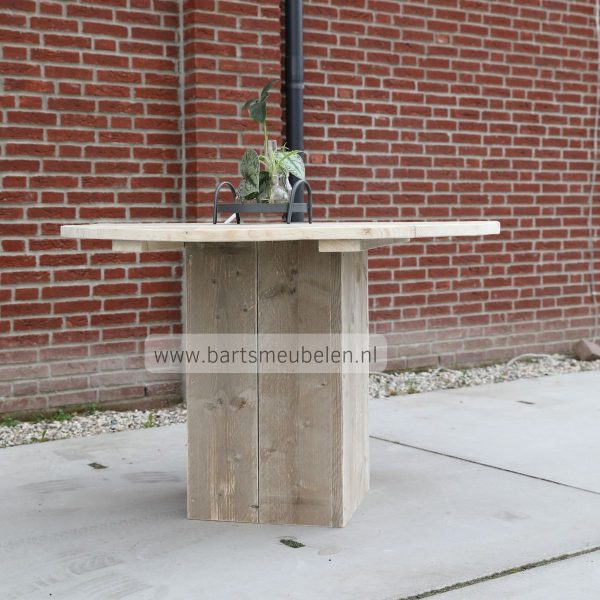 ronde steigerhouten tuintafel ludo