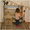 speelkeuken 9 old-look steigerhout