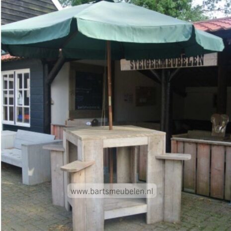sta tafel Bart steigerhout