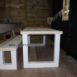 steigerhouten bank Sharon met rugleuning 1.4