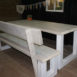 steigerhouten bank Sharon met rugleuning 1.8