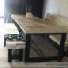 steigerhouten bank Sjors met rugleuning 1.4