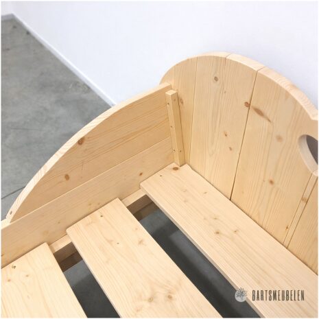 steigerhouten bed evi met lattenbodem