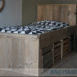 steigerhouten eenpersoonsbed Kim 1.4
