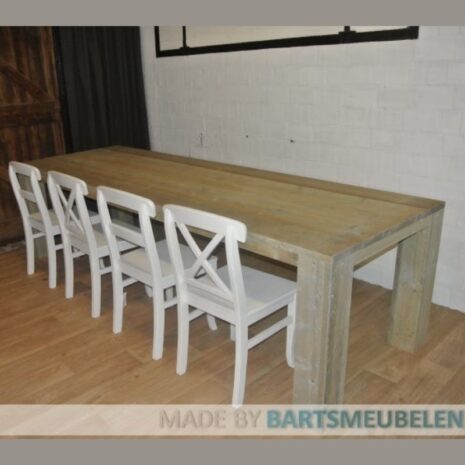 steigerhouten eettafel Patrick voor binnen
