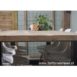 steigerhouten tafel met stalen U-onderstel.4