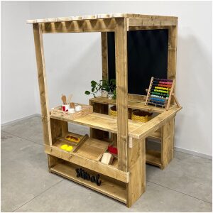 Steigerhouten kinderkraam XL