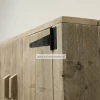 steigerhouten buffetkast 2 1 detail foto zwart scharnierwerk opbergkast