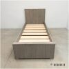 Houten bed met twee opbergladen 1 persoon Milan Houten bed met twee opbergladen 1 persoon Milan