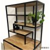 wandkast eiken staal claudia