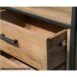kast vintage eikenhout en staal maud.4