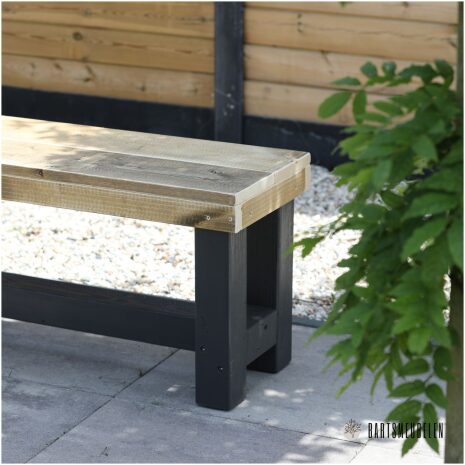 Tuinbankje Sjors steigerhout