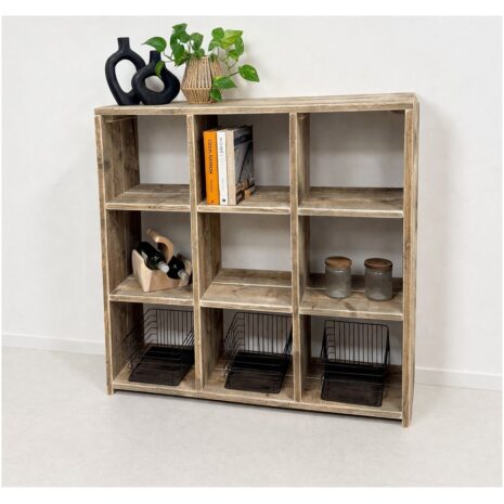 vakkenkast 6 van steigerhout