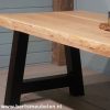 Eiken boomstamtafel Adam (40:40)