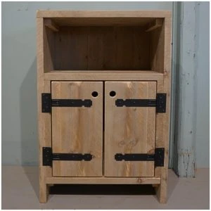steigerhouten koffiekastje