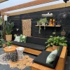 Eikenhouten loungebank luxe en sfeervol