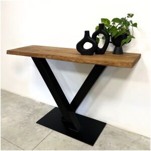 boomstam hal tafel industrieel