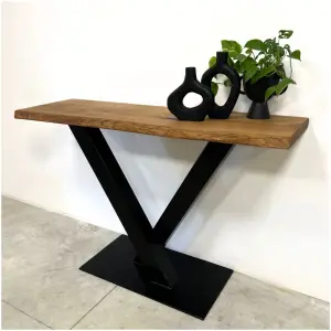 boomstam hal tafel industrieel