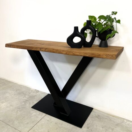 boomstam hal tafel industrieel