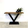 industrieel Boomstam haltafel