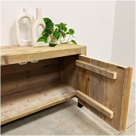 Steigerhouten tv kast Bratt