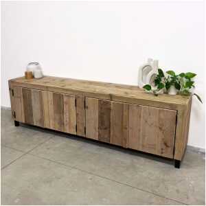 Steigerhouten tv meubel Bratt