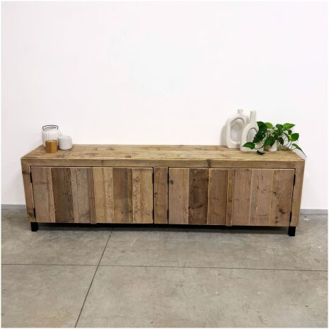 tv meubel Bratt steigerhout