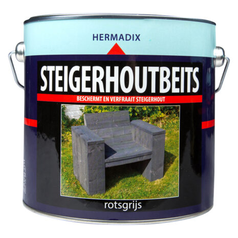 hermadix steigerhoutbeits-rotsgrijs-2500ml