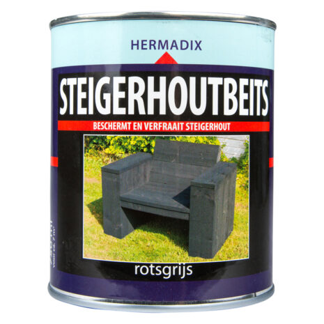 Hermadix steigerhoutbeits-rotsgrijs-750ml