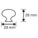 knop-bol-rond-29mm-zwart