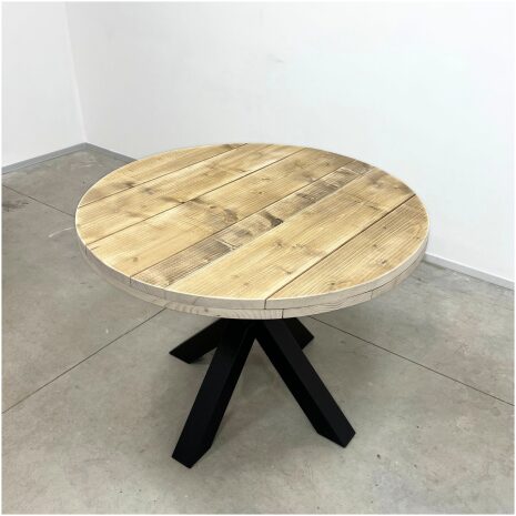 houten ronde tafel Zef