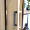 stalen handgrepen eikenhouten kast Jesper