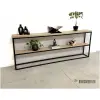 industriele sidetable eiken en staal Jort industriele sidetable eiken en staal Jort