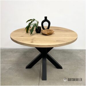 Ronde eiken tafel Lizeth