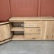 eikenhouten dressoir met lades en deuren